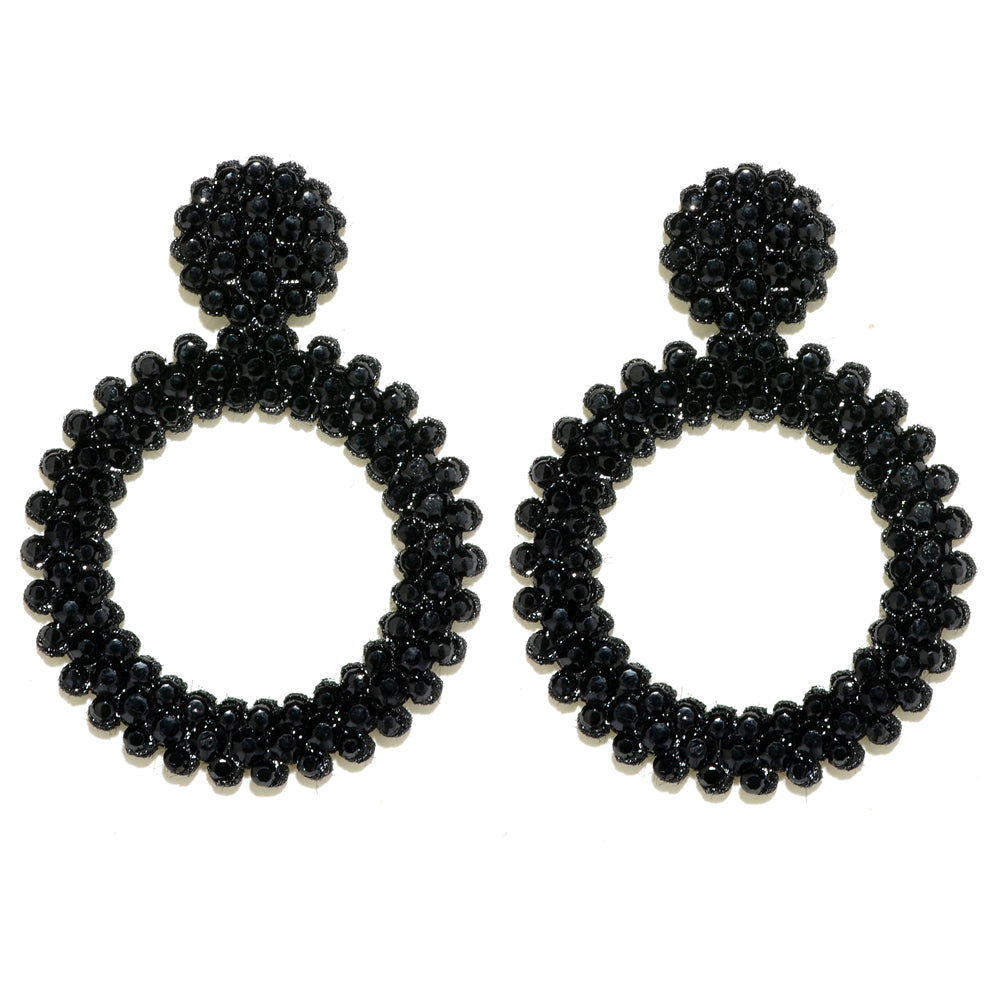 Vivelya | Vrouwen kleurrijke strass oorknopjes | Kleurrijk