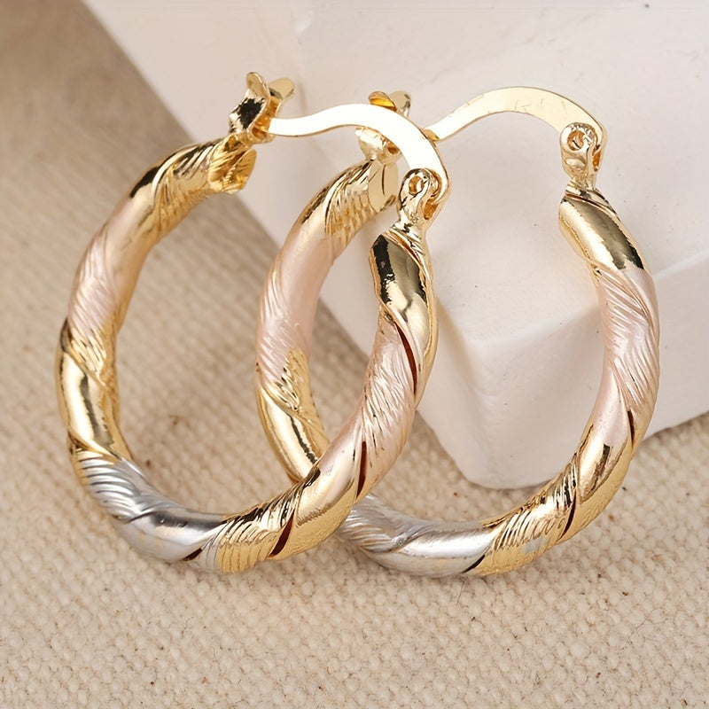 Solantra | Vrouwen vintage boho oorringen | Goud