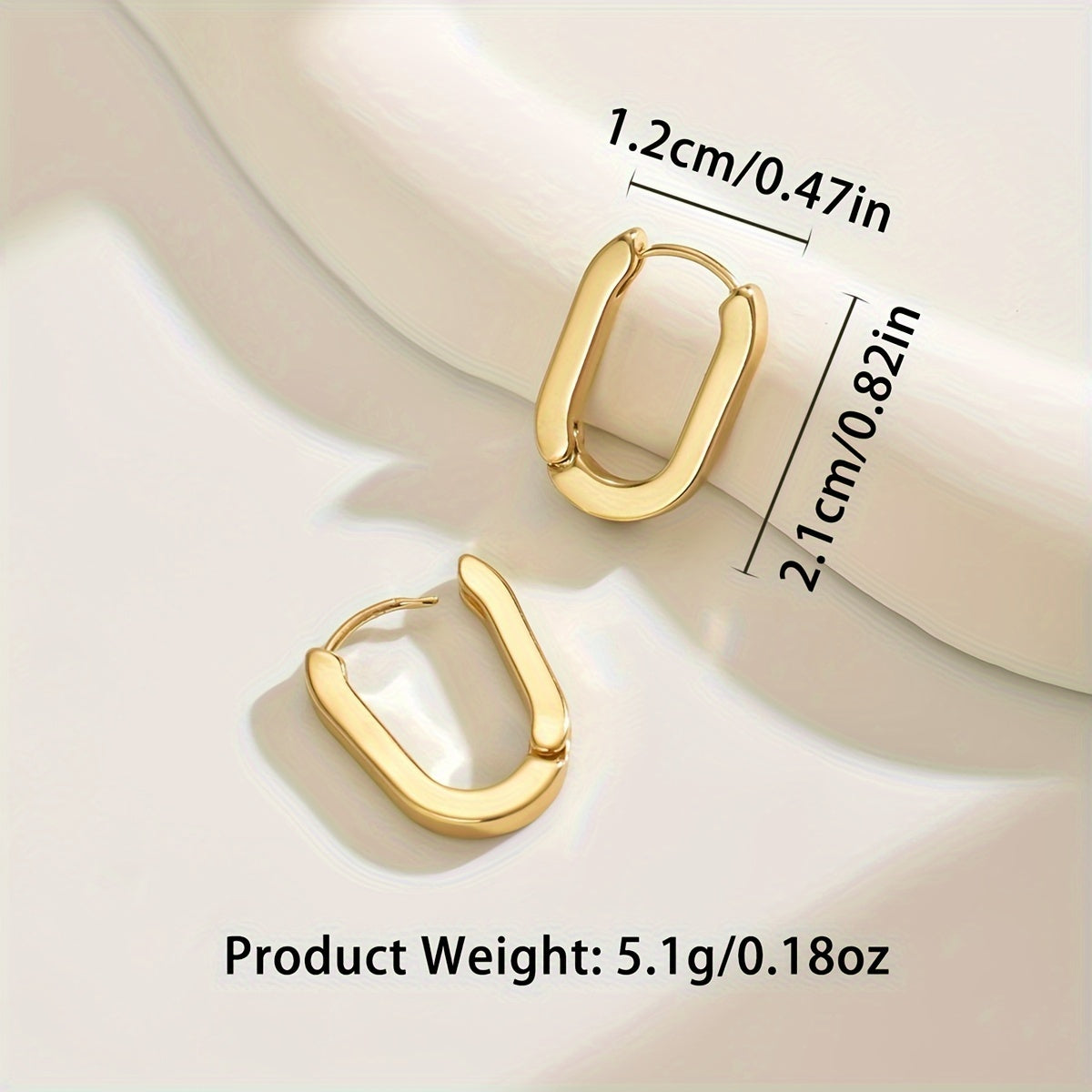 Solmera | Vrouwen elegante onregelmatige oorbellen | Goud