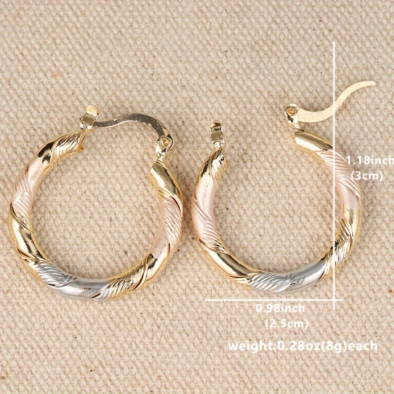 Solantra | Vrouwen vintage boho oorringen | Goud