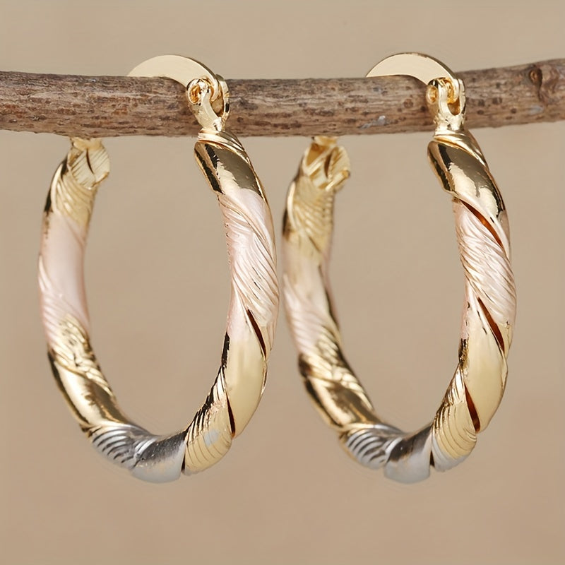 Solantra | Vrouwen vintage boho oorringen | Goud