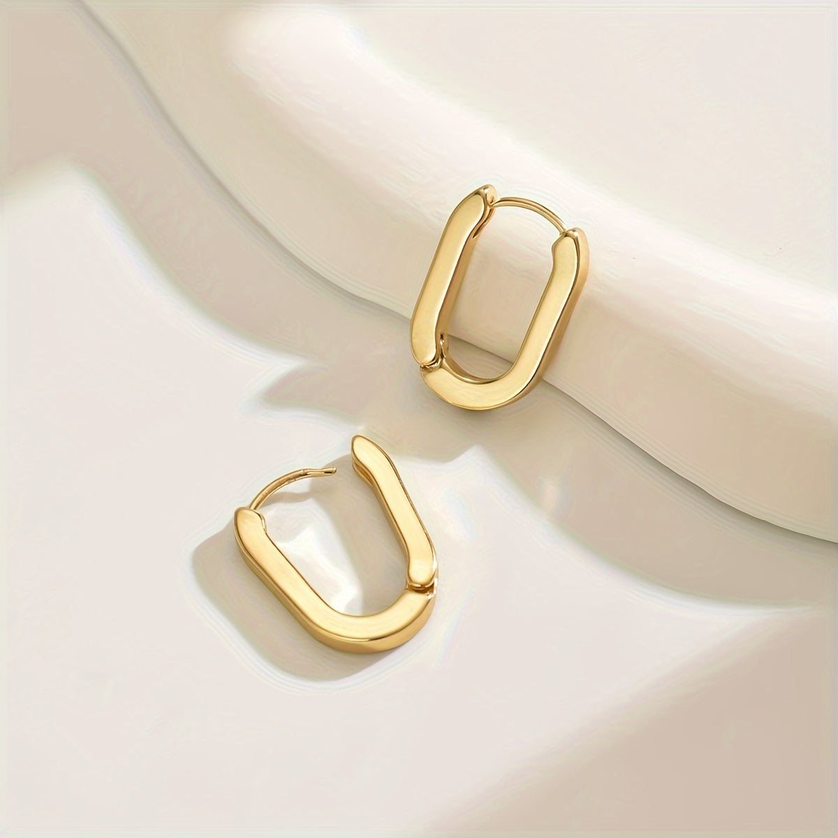Solmera | Vrouwen elegante onregelmatige oorbellen | Goud