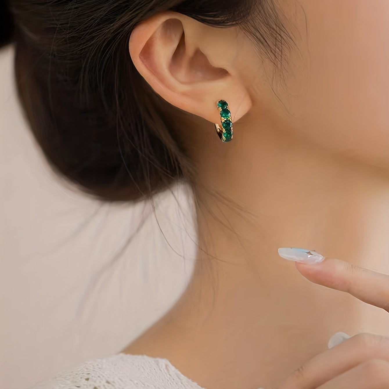 Zerina | Vrouwen glinsterende boho oorbellen | Zilver
