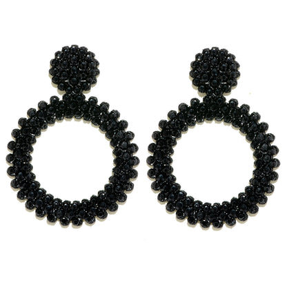 Vivelya | Vrouwen kleurrijke strass oorknopjes | Kleurrijk