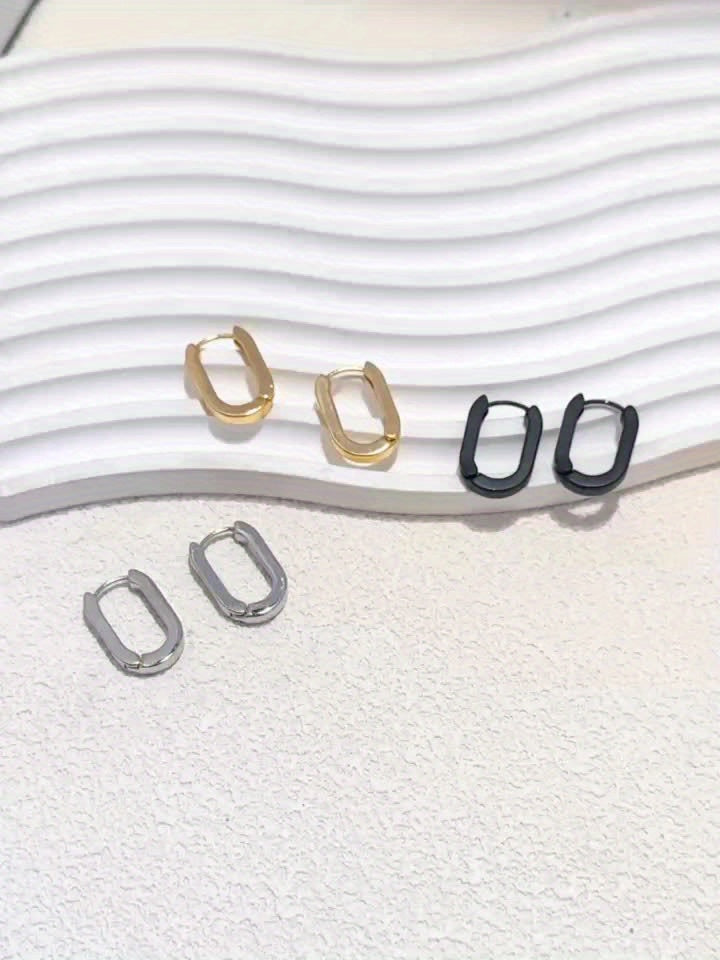 Solmera | Vrouwen elegante onregelmatige oorbellen | Goud