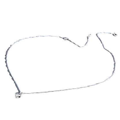 Celiora | Vrouwen modieuze hart ketting | Zilver