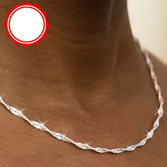 Solenya | Vrouwen verfijnde zilveren halsketting | Zilver