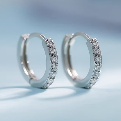 Zerina | Vrouwen glinsterende boho oorbellen | Zilver